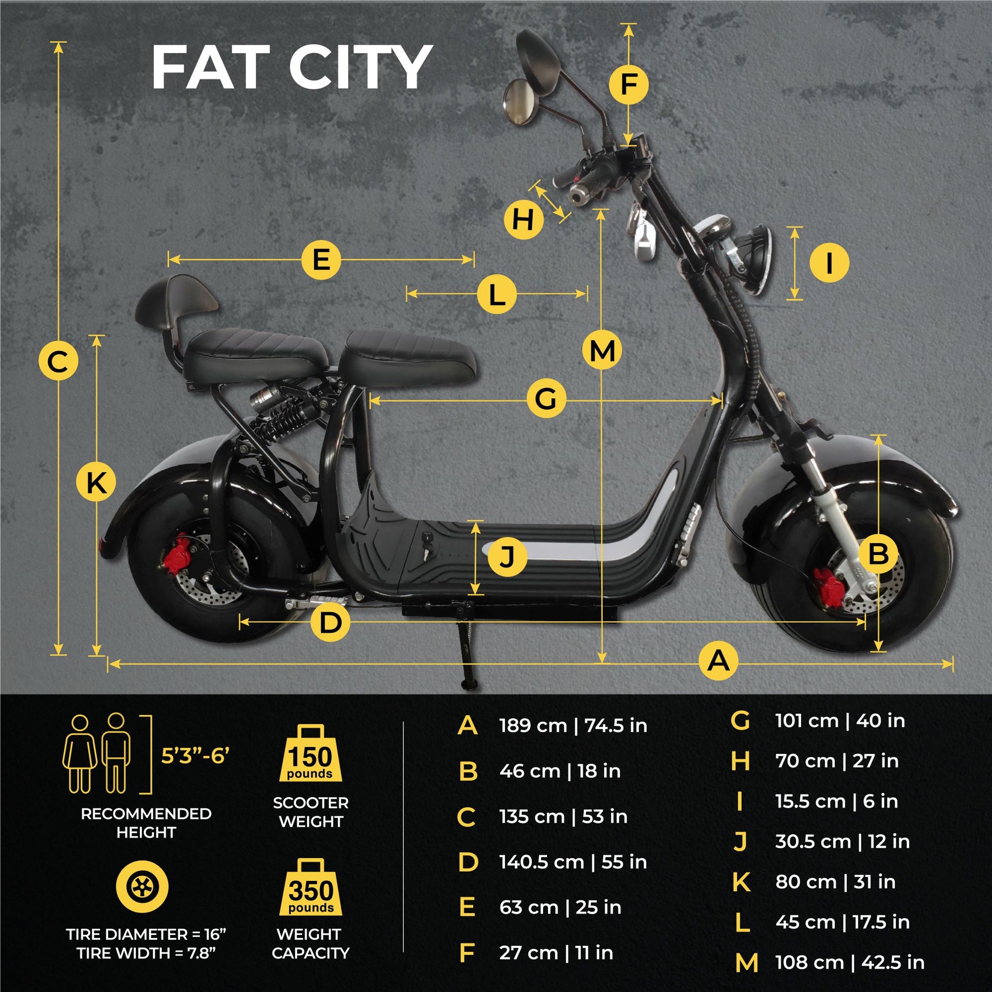 Fat City Fat Tire Electric Scooter – FatBear Scooters