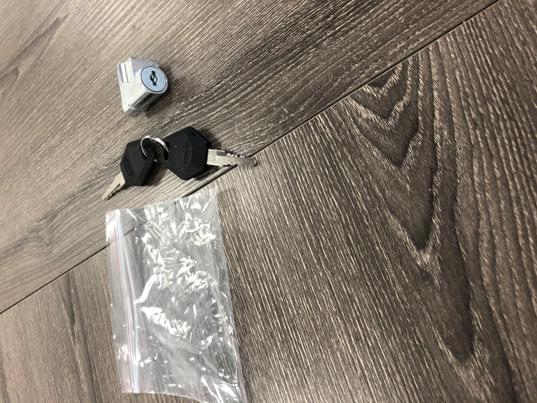 replacement key and lock for the floor board